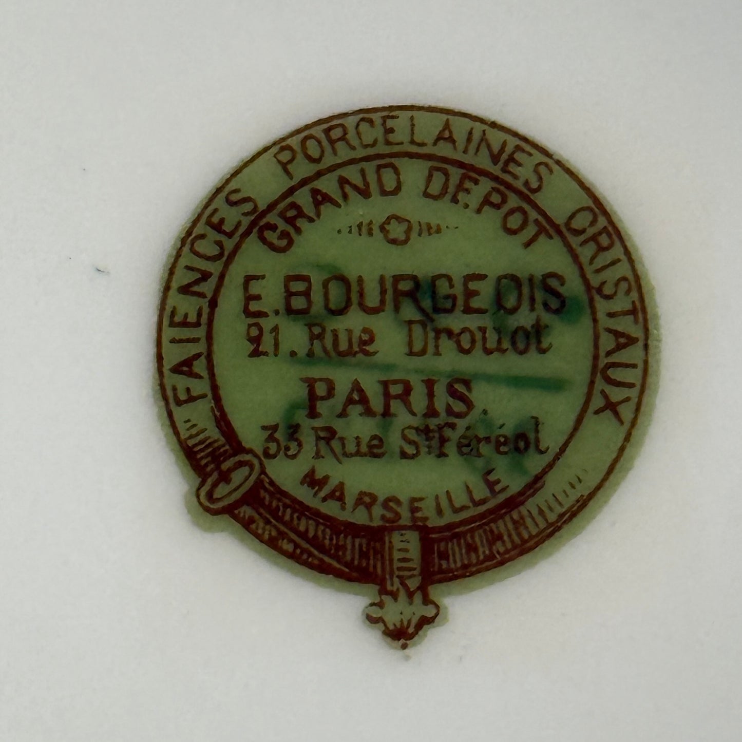 Plats à Gâteaux en porcelaine de Limoges à guirlandes florales et rubans | “Vieux Bernardaud” D&C (Delinières & Cie) | Fin XIXe siècle