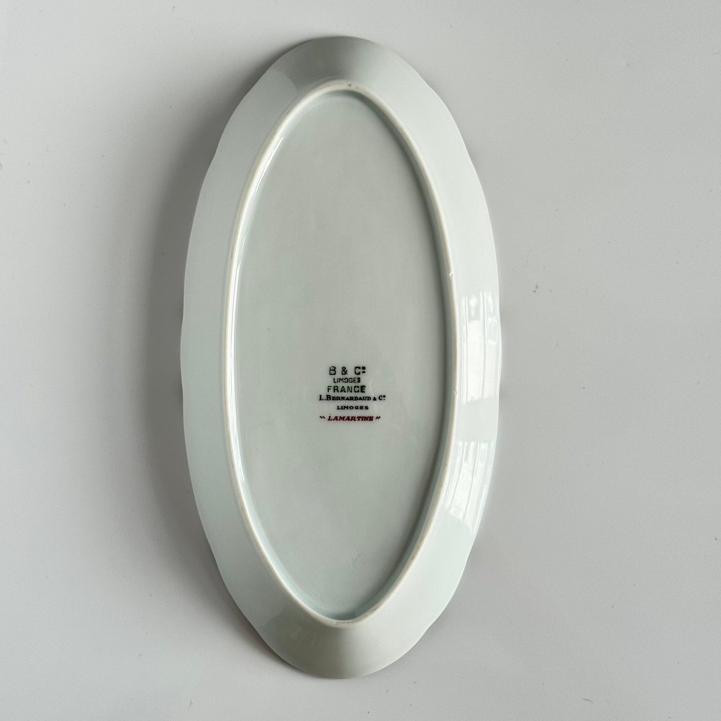 Porcelain Serving Dish with Ribbon and Garland Motif | Bernardaud “Lamartine” | circa 1920–1930
