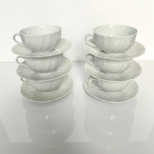 ベルナルド ティーカップとソーサー6セット モデル:Palm (パルム)