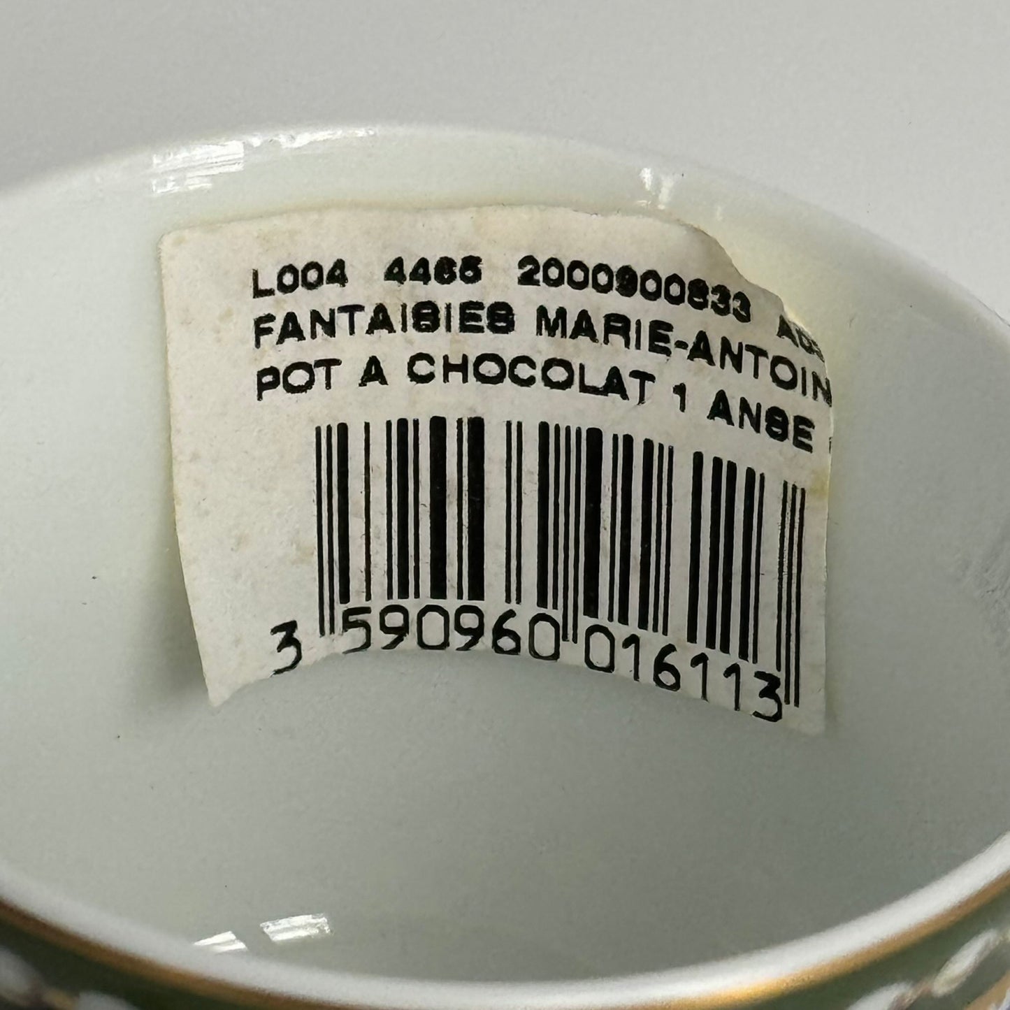 Chocolate Pot | Ancienne Manufacture Royale Limoges by Bernardaud | “Perles et Barbeaux” Service Replica | 20th century onward