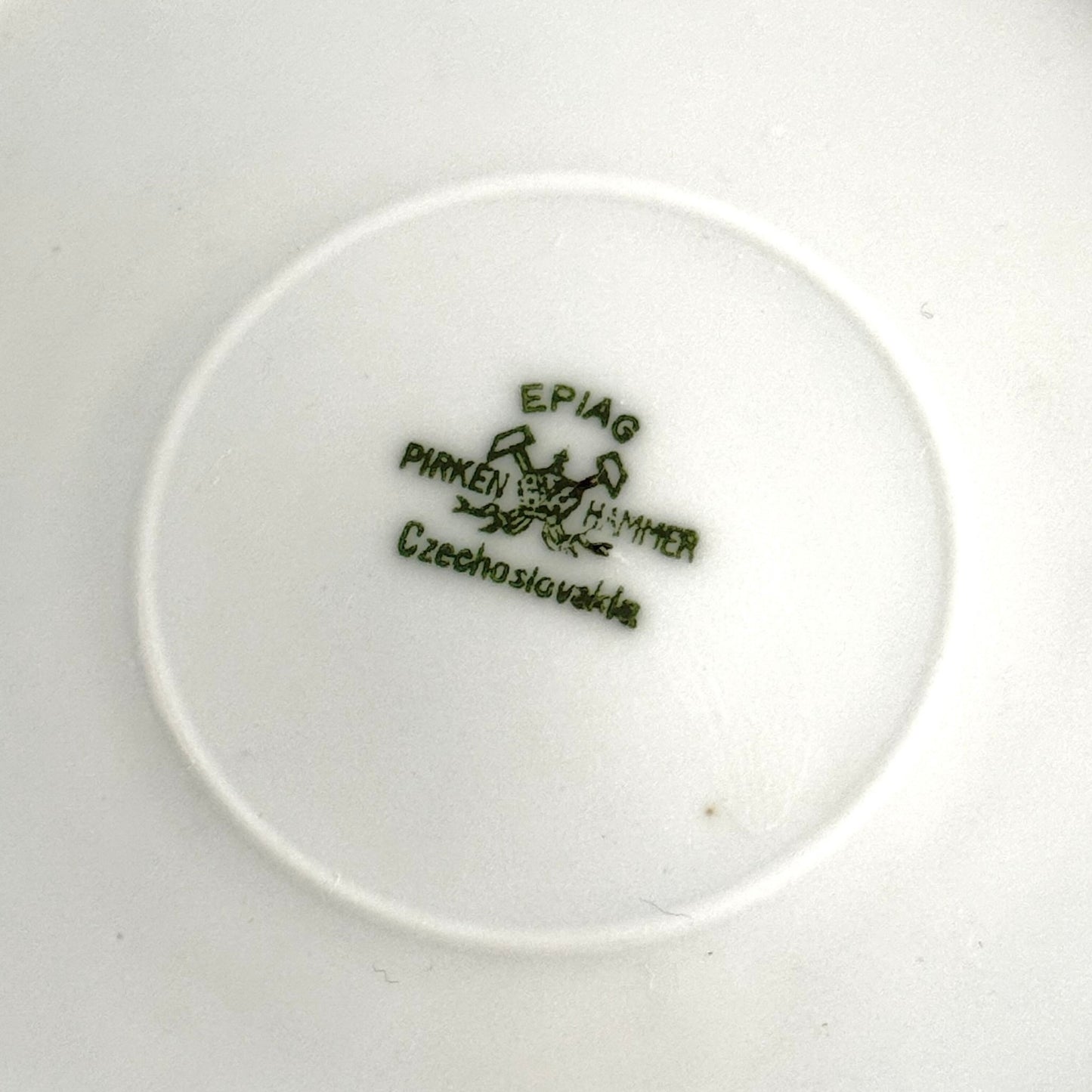 EPIAG Pirkenhammer Soup Plate | Ribbon & Floral Garland Motif | Early 20th-Century