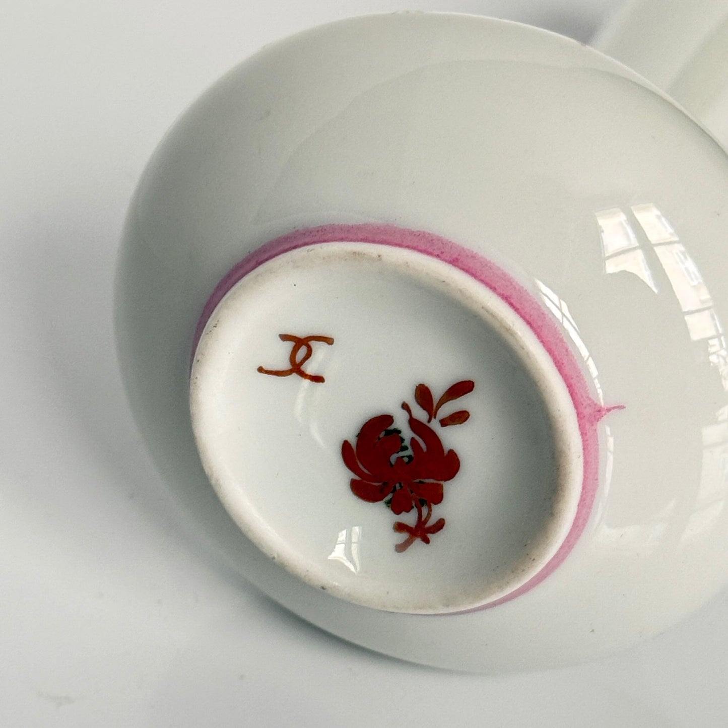 Limoges Hand-Painted Bud Vase (Soliflore) with Ribbon and Floral Motif | Vintage