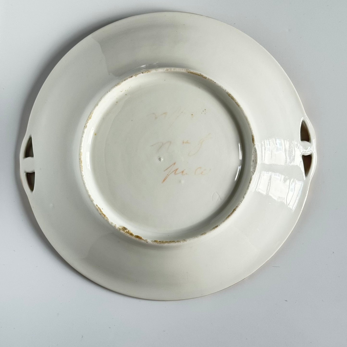 Hand-Painted Paris Porcelain Cake Plate | Vieux Paris / Old Paris | Early 19th Century
