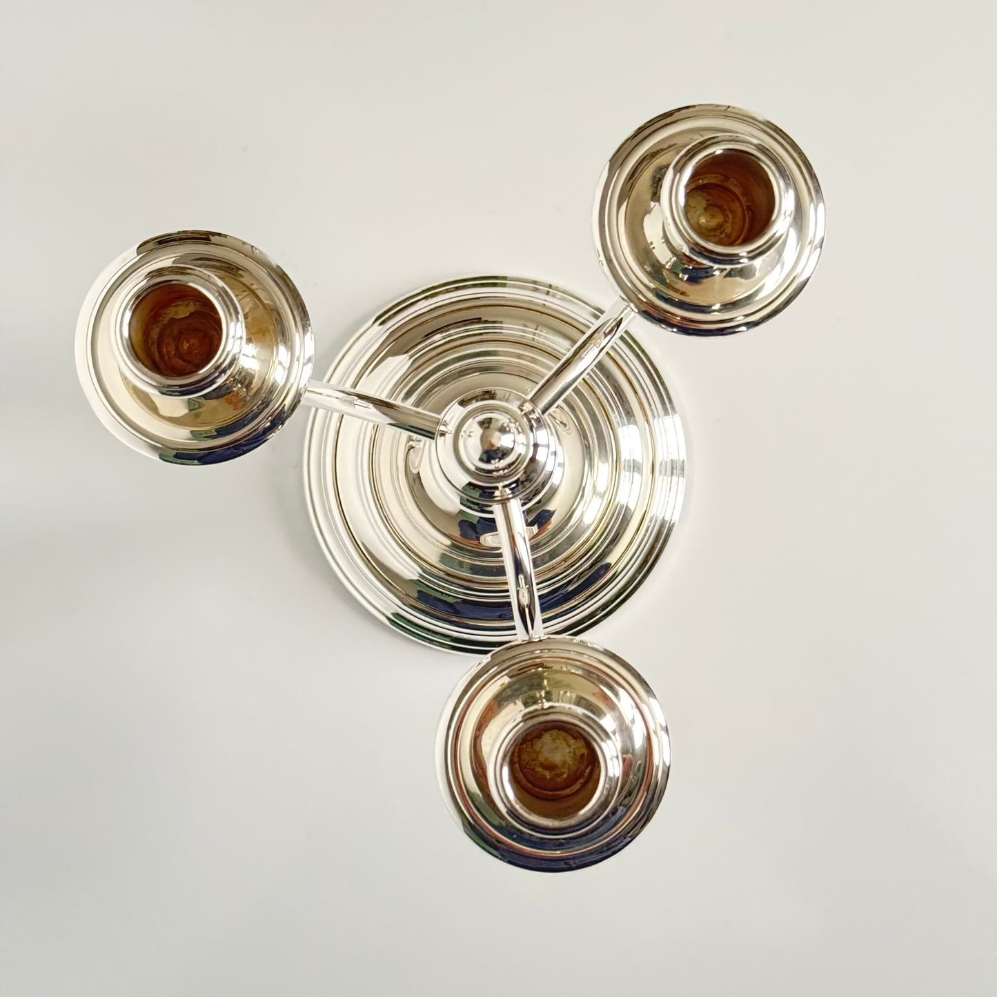 クリストフル「アルビ」三灯式キャンドルスタンド ペア | フランス 1970〜80年代