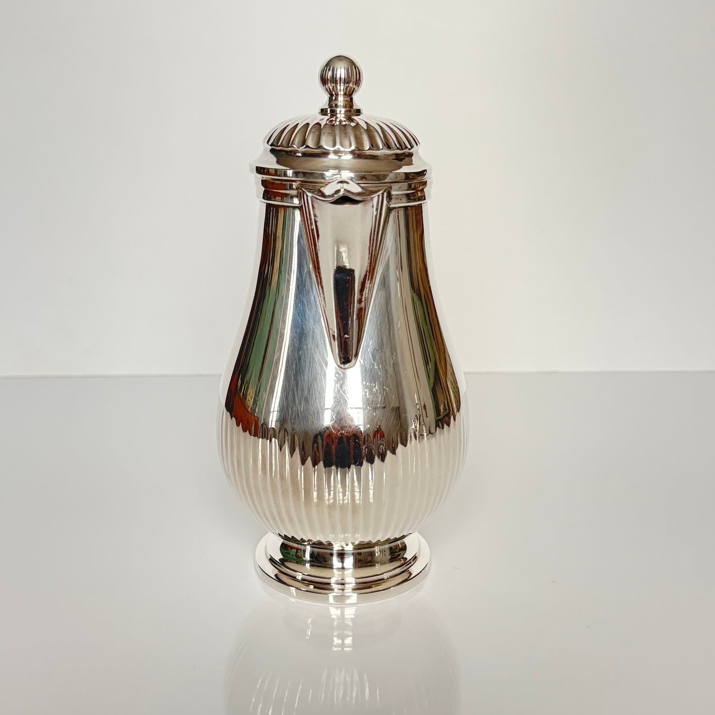 クリストフル「ガリア」シルバープレート コーヒー／ティーポット＆クリーマー | フランス 1920年代