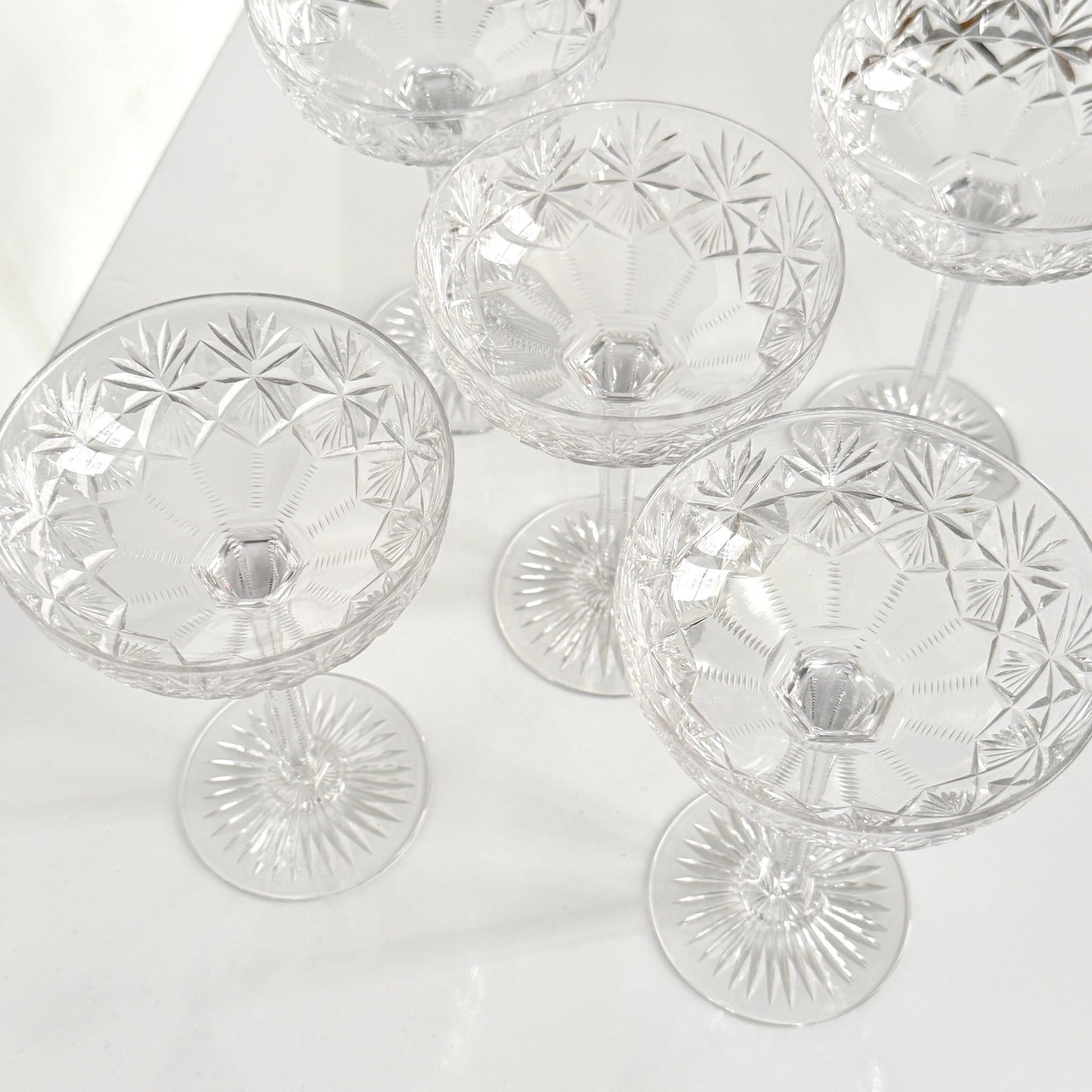 Saint-Louis Crystal Champagne Glass | Gavarni Pattern | Early 20th Century