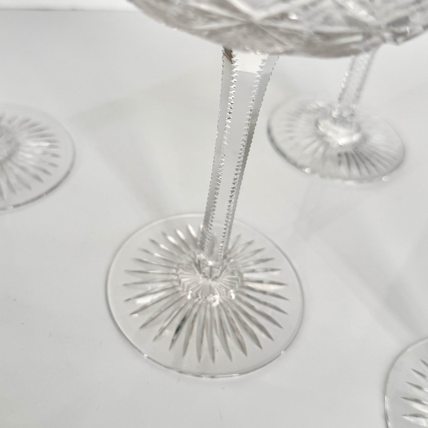 Saint-Louis Crystal Champagne Glass | Gavarni Pattern | Early 20th Century
