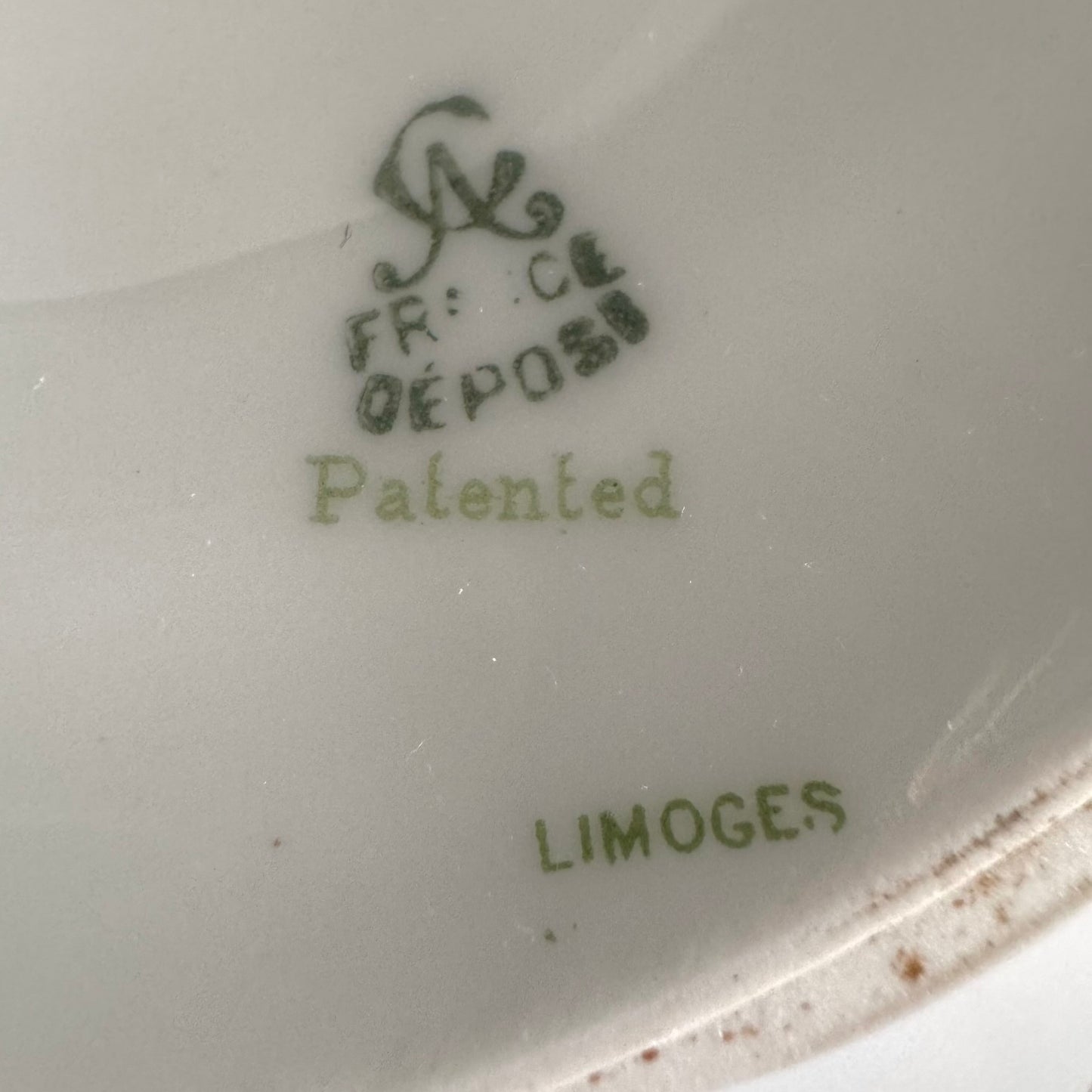 Ahrenfeldt Limoges Porcelain Compote / Fruit Stand (Large) with Ribbon and Floral Decoration | Late 19th – Early 20th Century