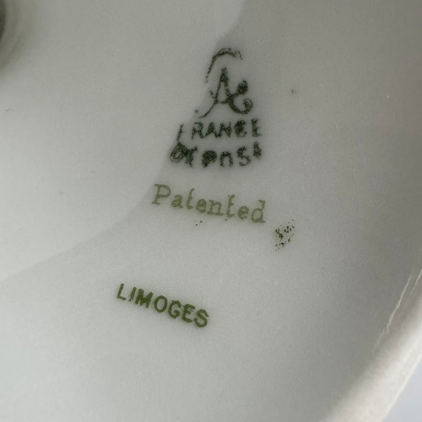 Ahrenfeldt Limoges Porcelain Compote / Fruit Stand (Medium) with Ribbon and Floral Decoration | Late 19th – Early 20th Century