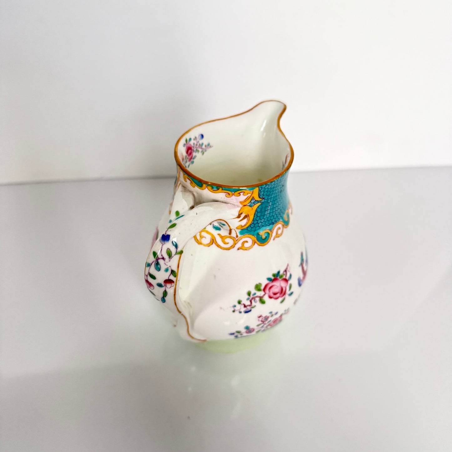 Pot à Lait Ancien en Porcelaine de Minton – Décor Chinoiserie & Phénix