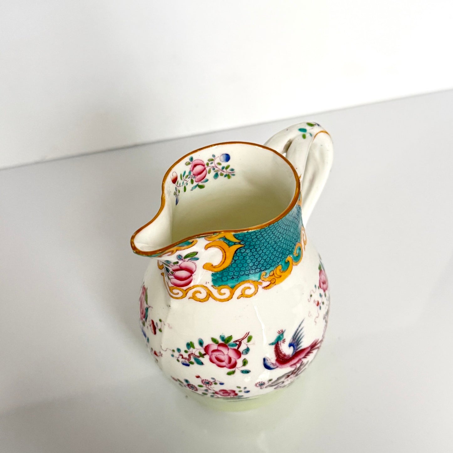 Pot à Lait Ancien en Porcelaine de Minton – Décor Chinoiserie & Phénix