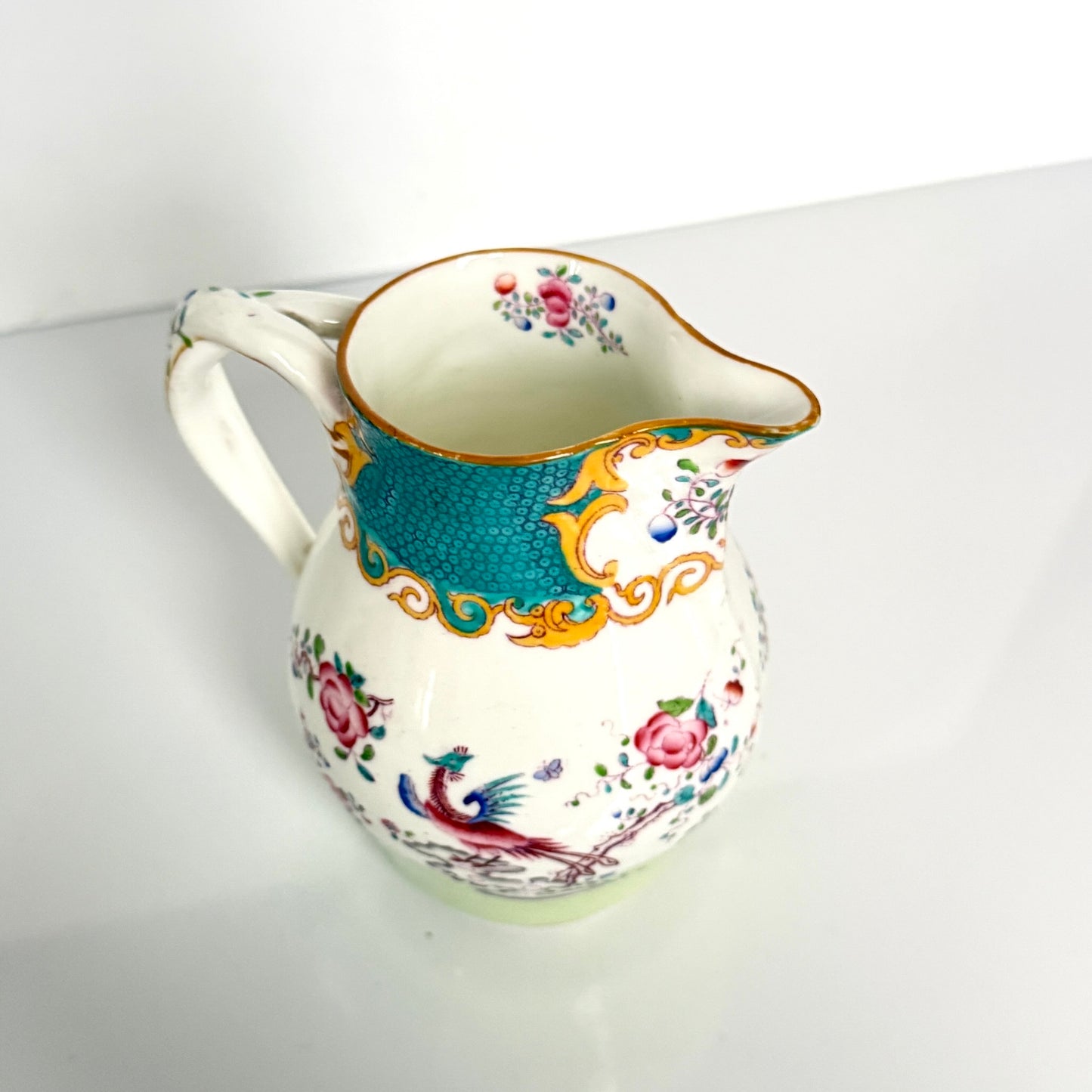 Pot à Lait Ancien en Porcelaine de Minton – Décor Chinoiserie & Phénix