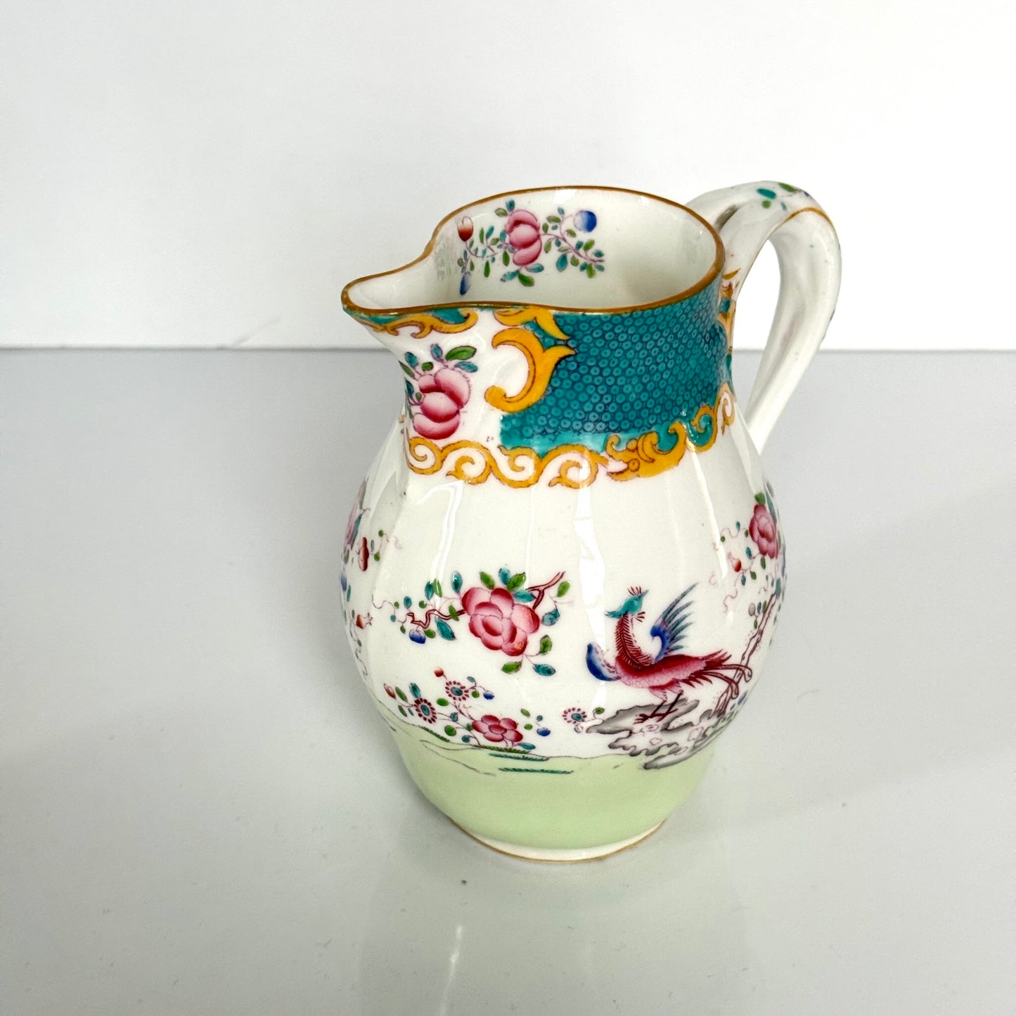 Pot à Lait Ancien en Porcelaine de Minton – Décor Chinoiserie & Phénix