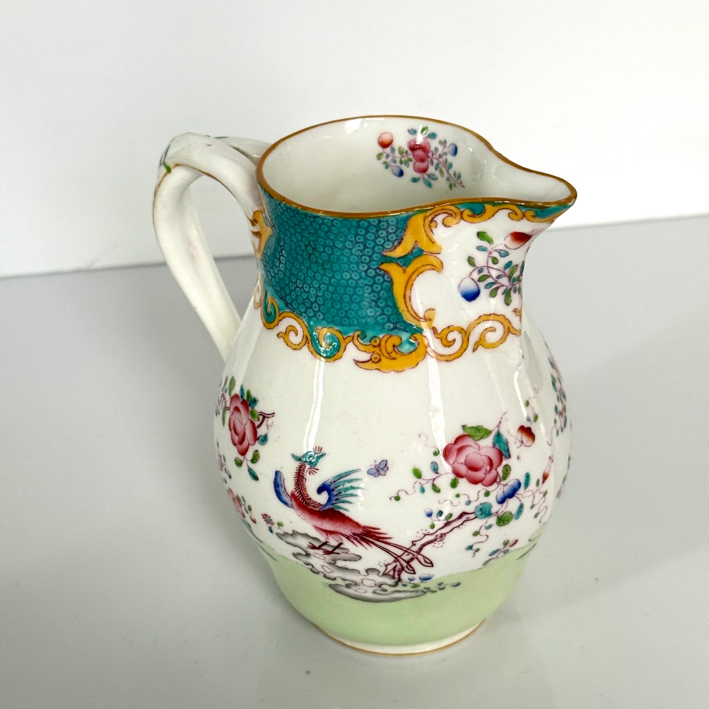 Pot à Lait Ancien en Porcelaine de Minton – Décor Chinoiserie & Phénix