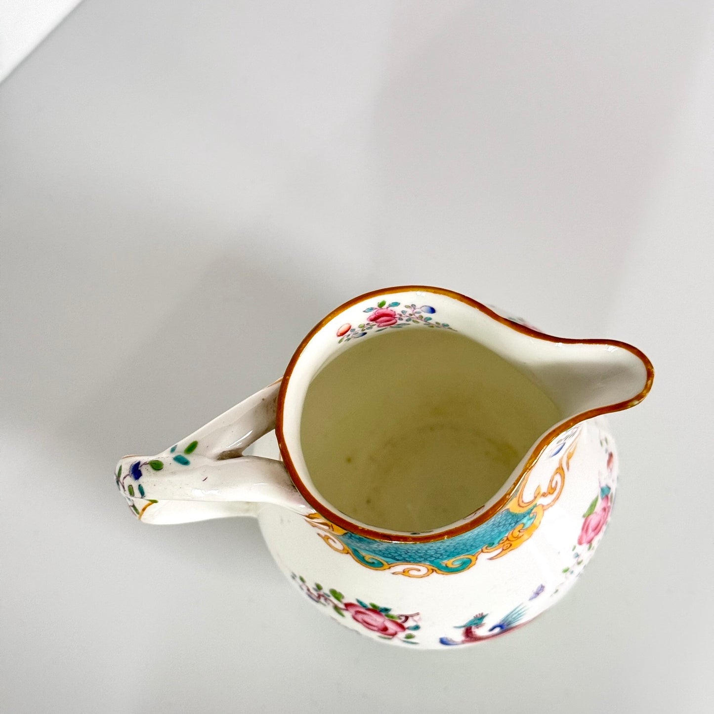 Pot à Lait Ancien en Porcelaine de Minton – Décor Chinoiserie & Phénix