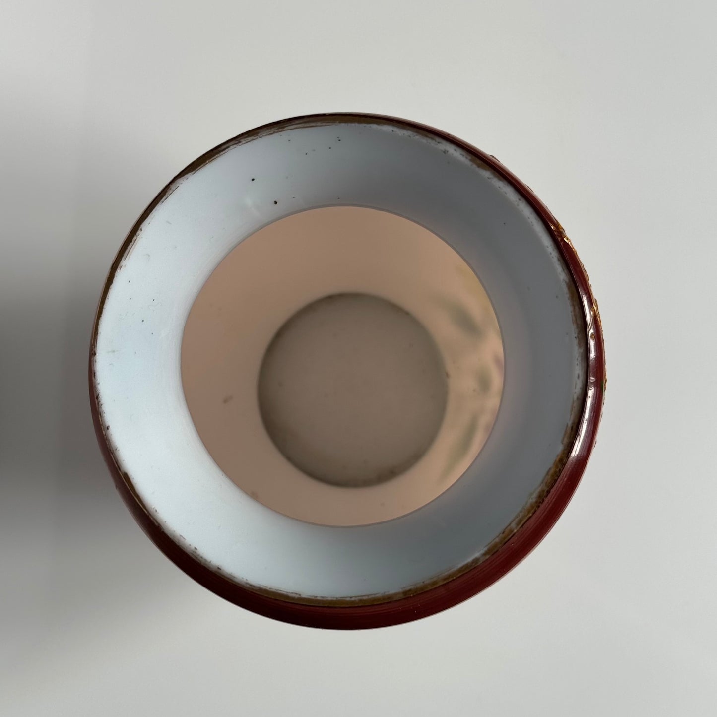 Magnificent Pair of Large Antique French Opaline Glass Vases | Hand-Painted Flowers & Gold | 19th Century