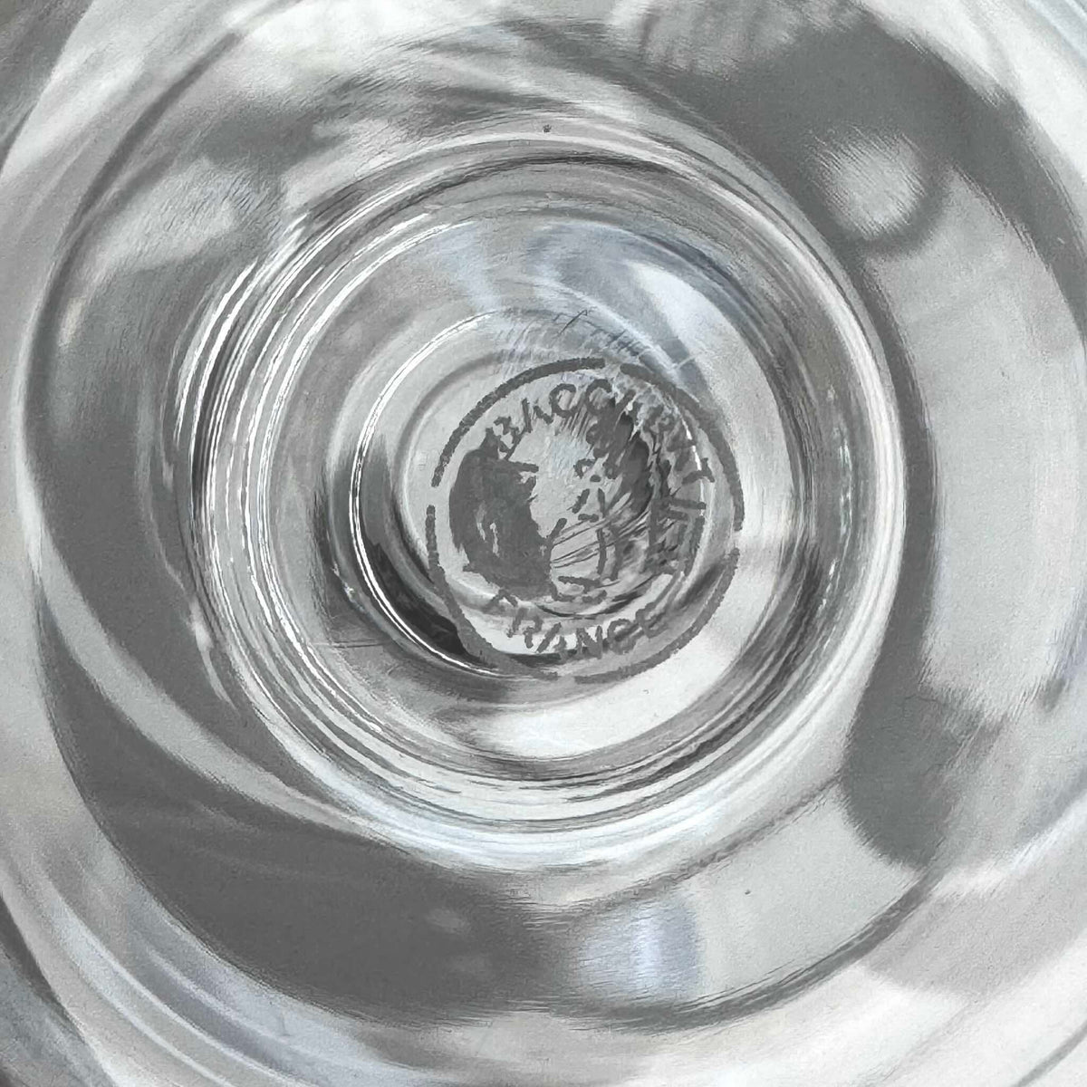 Lot de deux verres à Cognac en Cristal de Baccarat