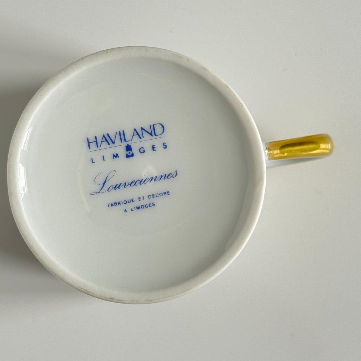 Pot à Chocolat en Porcelaine Haviland Limoges – Modèle Louveciennes