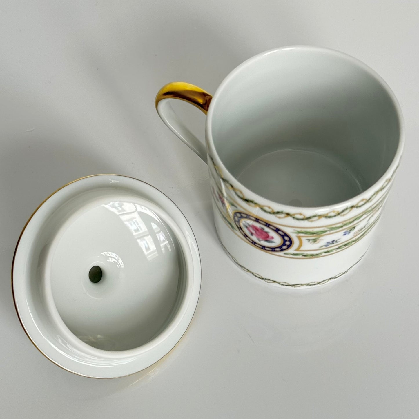 Pot à Chocolat en Porcelaine Haviland Limoges – Modèle Louveciennes