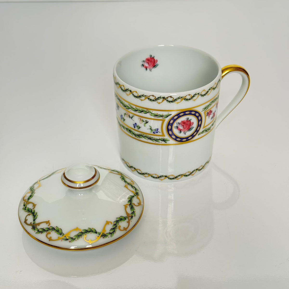 Pot à Chocolat en Porcelaine Haviland Limoges – Modèle Louveciennes