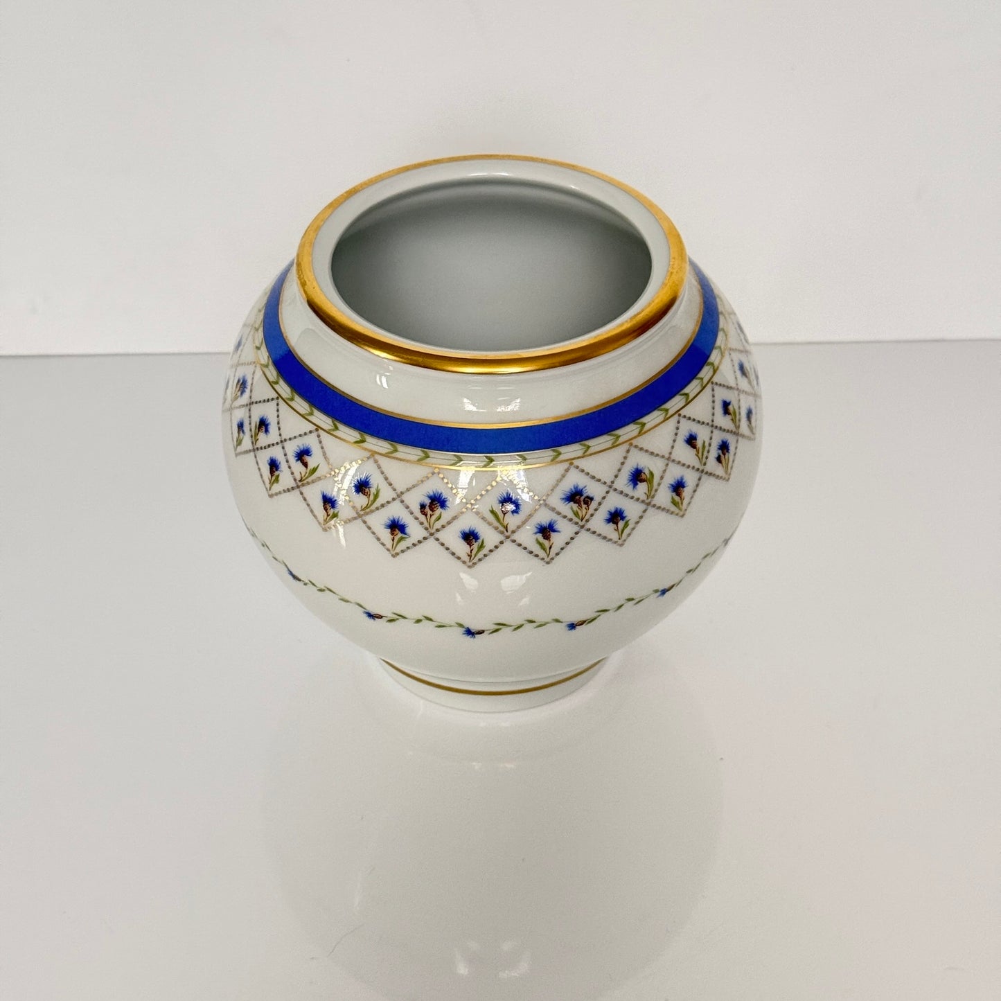 Vase Boule en Porcelaine Haviland Limoges – Modèle Val de Loire