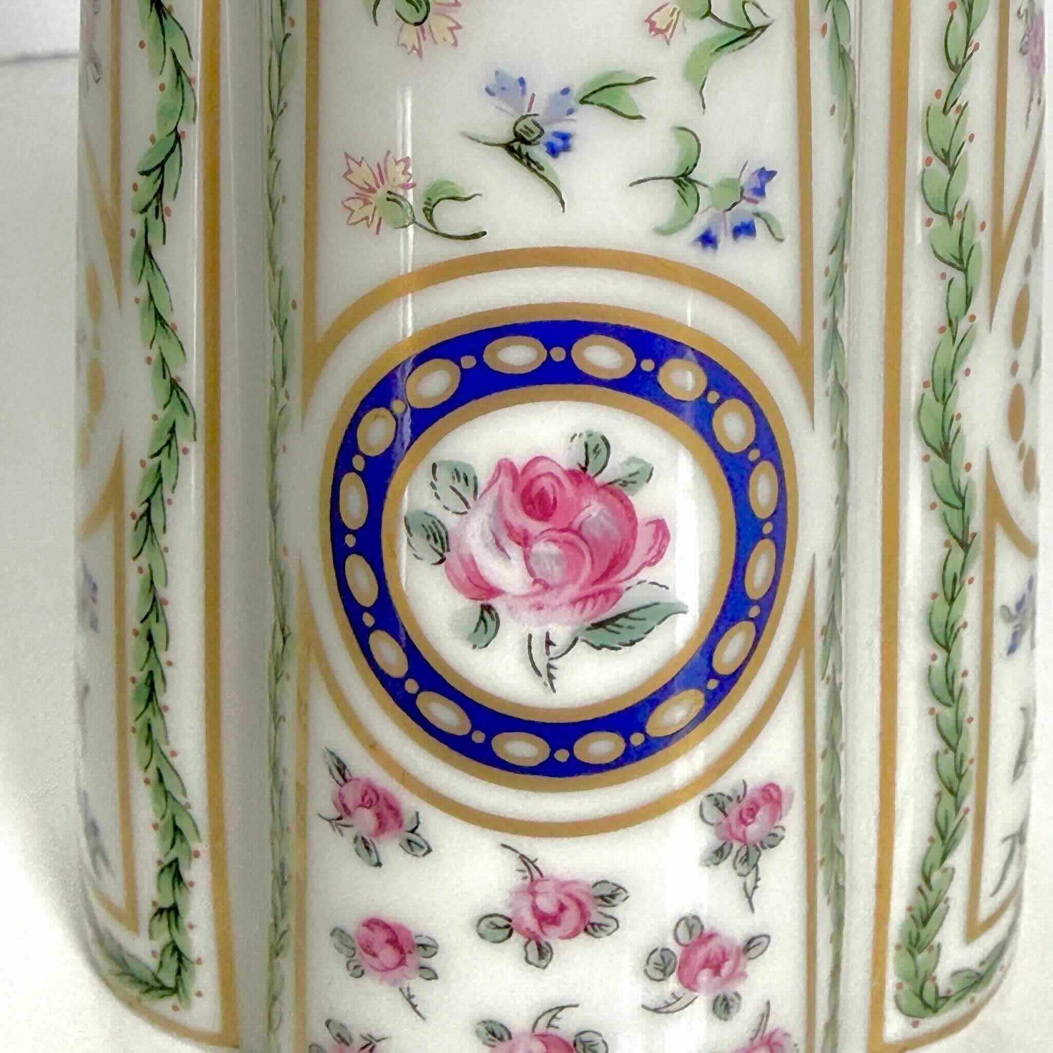 アンティーク雑貨 Haviland Limoges Louveciennes Vase en Porcelaine Haviland Limoges | Modèle Louveciennes
