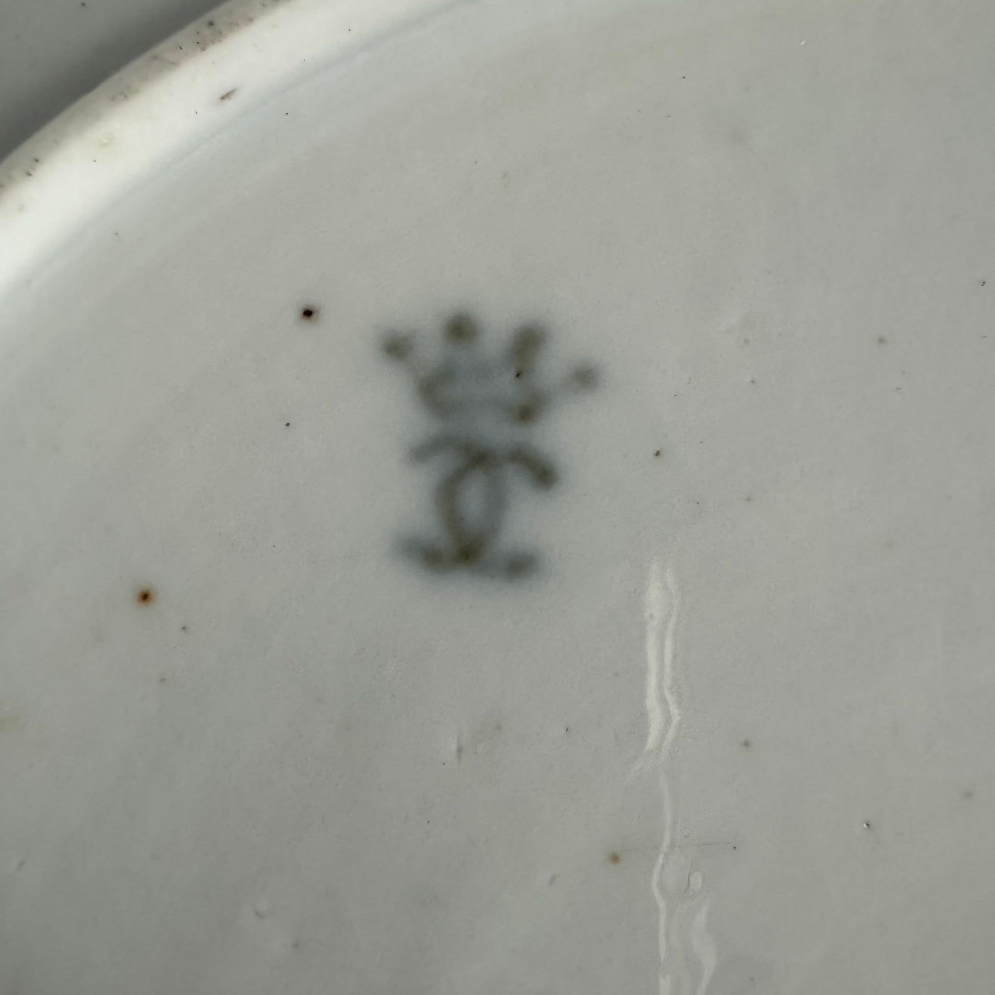 English: 18th-century Niderviller porcelain plate, decorated with small rose motifs in the style of Sèvres ; 日本語: セーブル様式の小さなバラのモチーフで装飾された18世紀のニーデルヴィレー磁器の皿; Français: Assiette en porcelaine de Niderviller du XVIIIe siècle, décorée de petites roses dans le style de Sèvres.