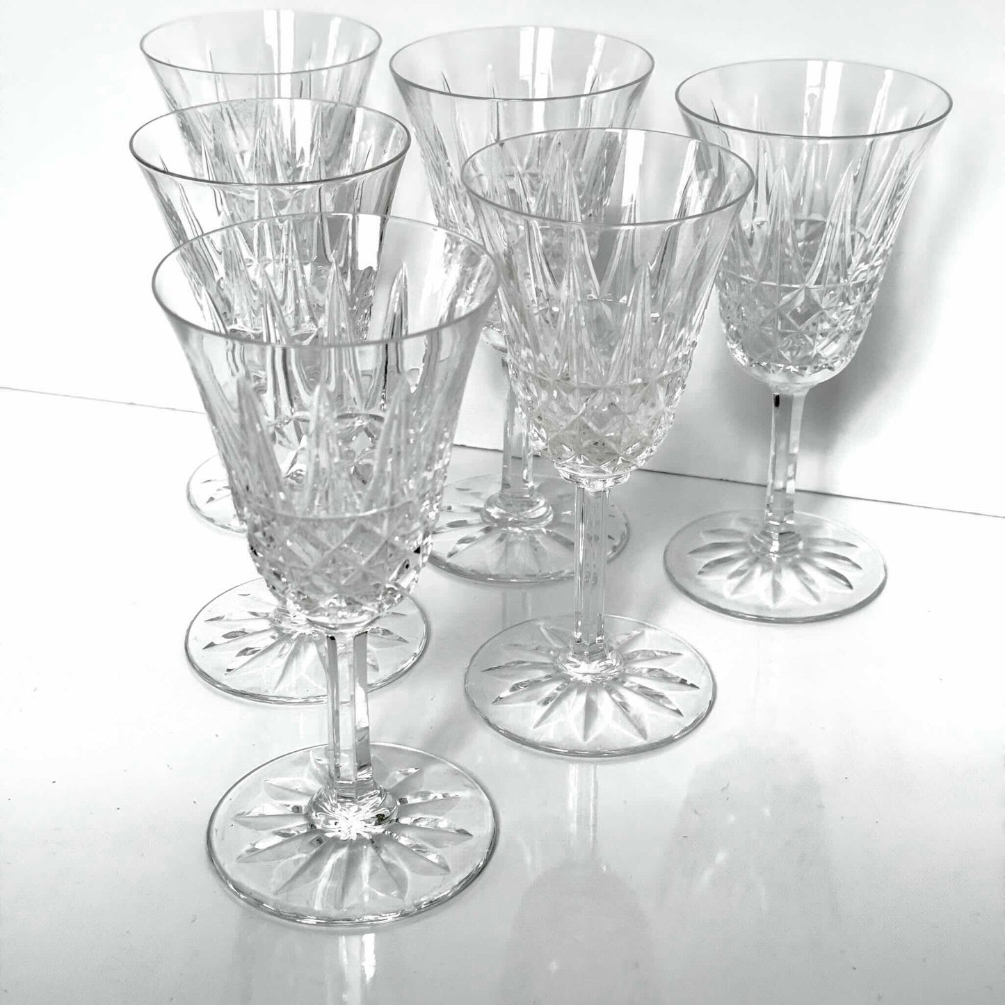 Saint-Louis crystal wine glass, Tarn pattern, circa 1960s