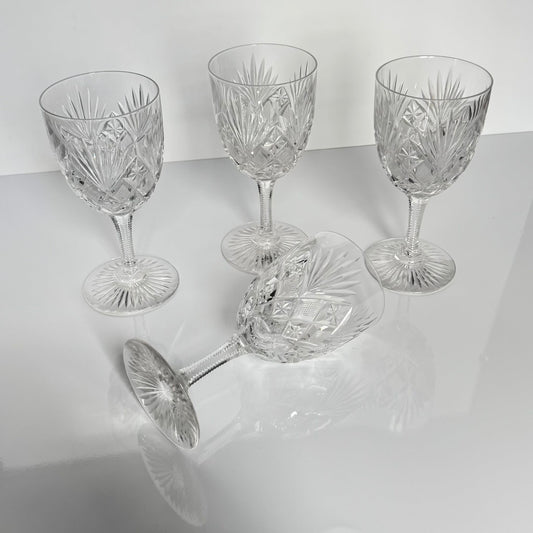 English: Saint-Louis crystal water glass, Gavarni model, early 20th century ; 日本語: サンルイ クリスタル ウォーターグラス ガヴァルニ モデル 20世紀前半 ; Français: Verre à eau en cristal Saint-Louis, modèle Gavarni, première moitié du XXe siècle