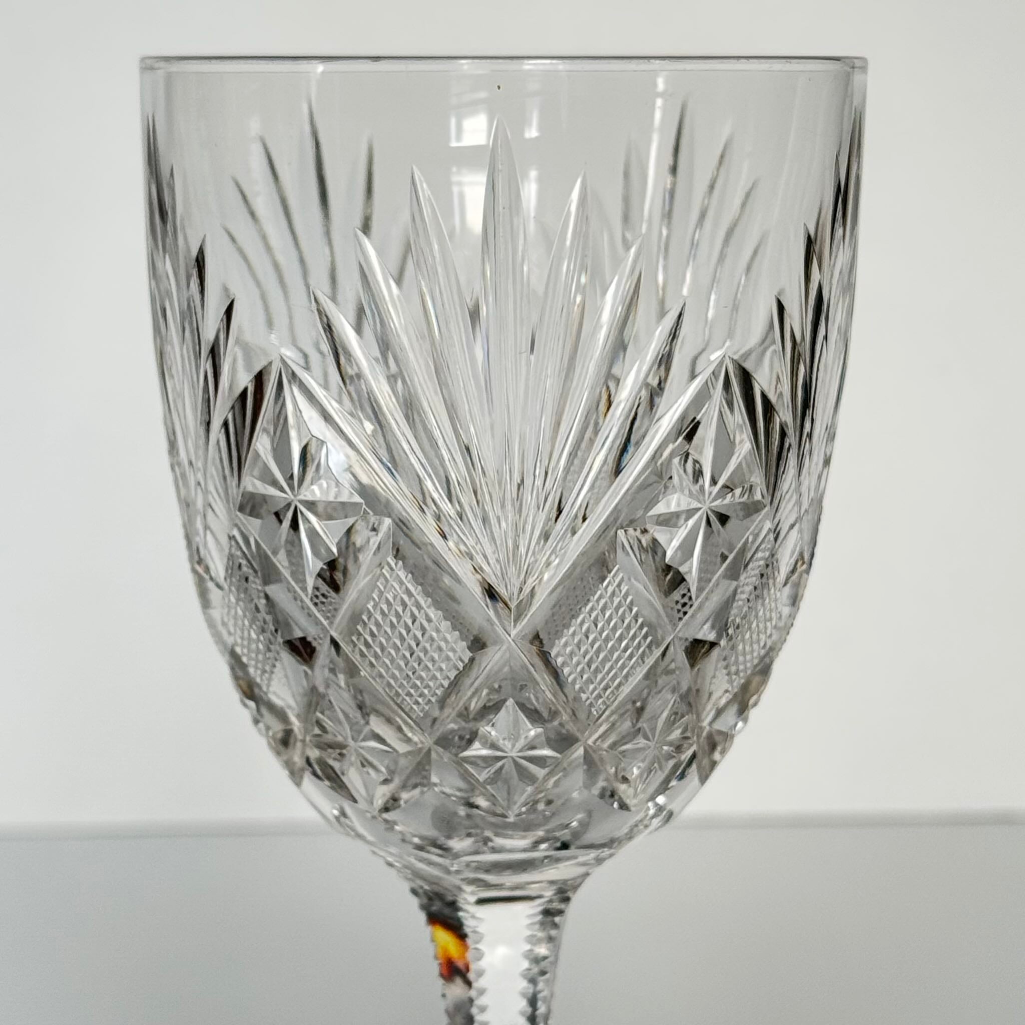 Saint-Louis Crystal Water Glass | Gavarni Pattern | Early 20th