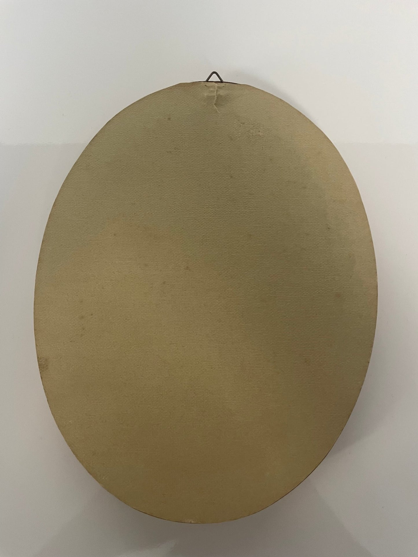 Silk print portrait of Marie Antoinette, inspired by Élisabeth Louise Vigée Le Brun's famous painting, with a rose in hand, framed in gilded wood.