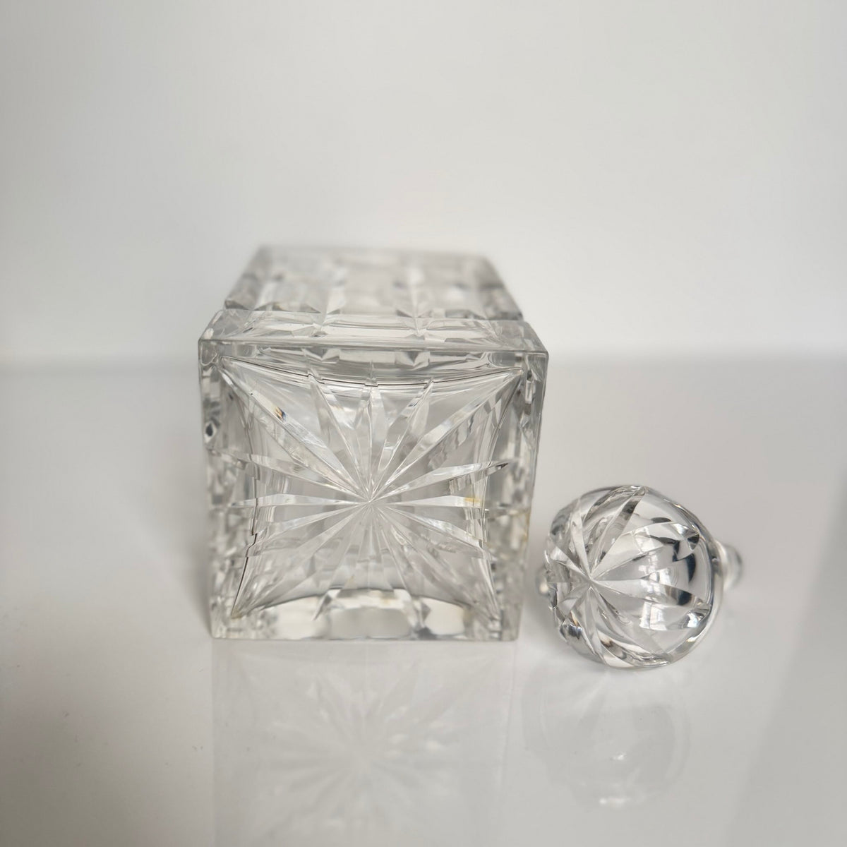 Vintage Saint-Louis Crystal Whiskey Decanter – Manhattan Model