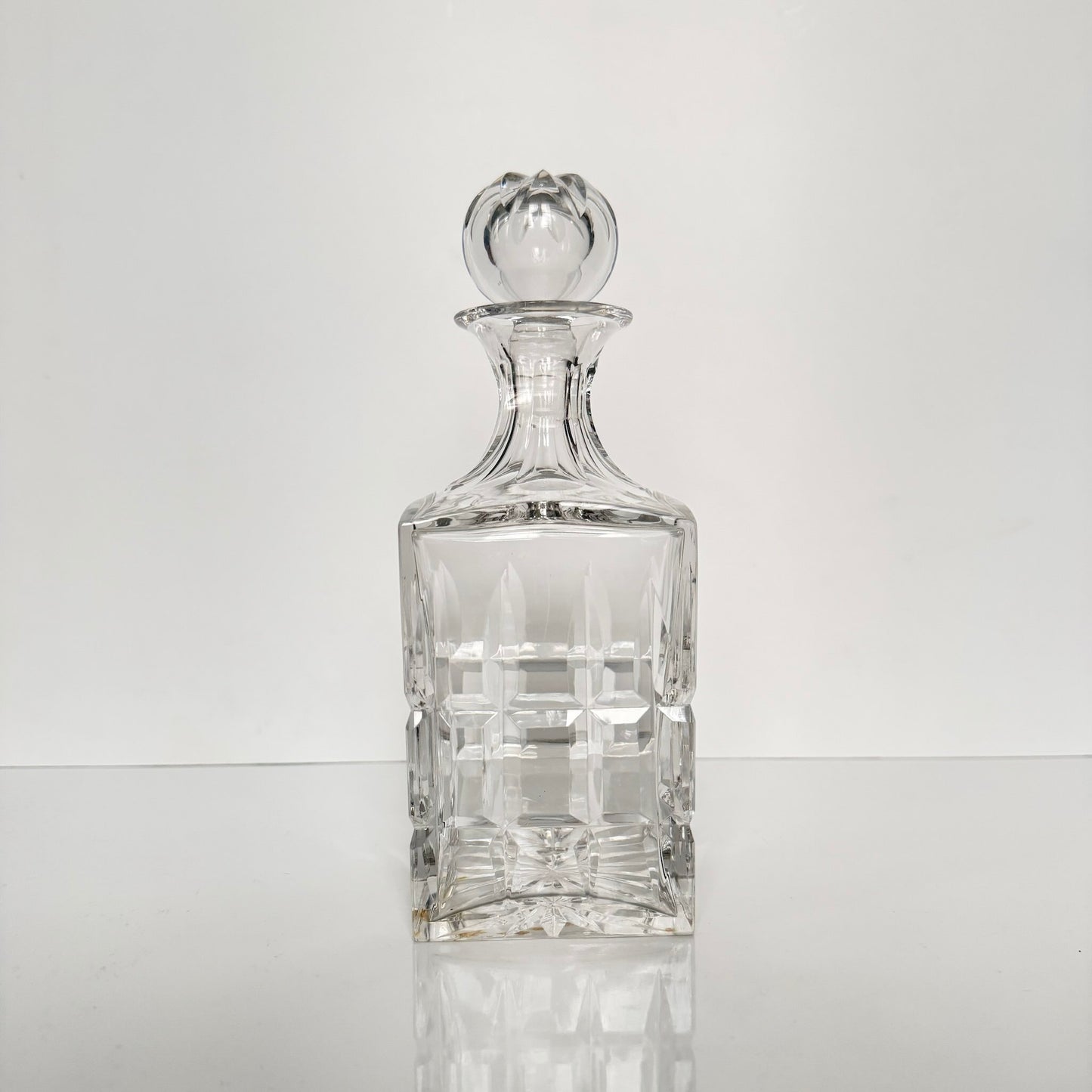 Vintage Saint-Louis Crystal Whiskey Decanter – Manhattan Model
