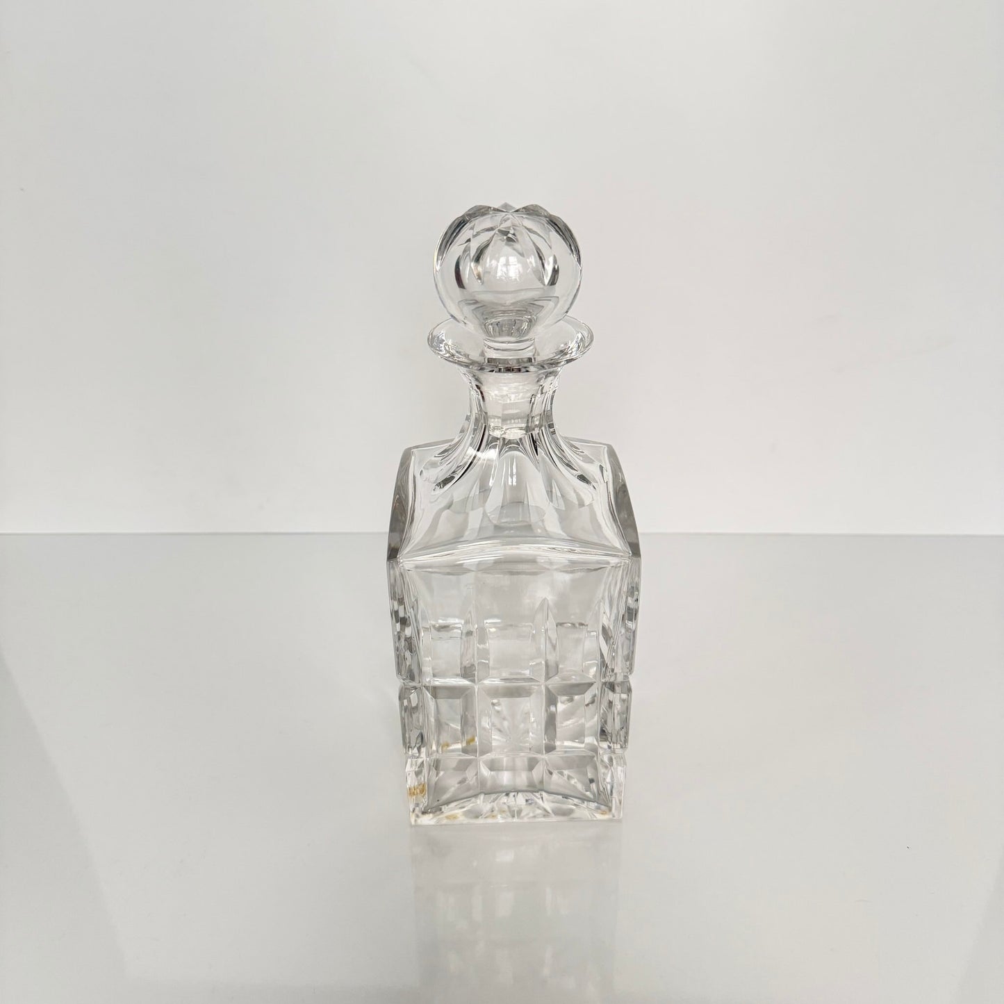 Vintage Saint-Louis Crystal Whiskey Decanter – Manhattan Model