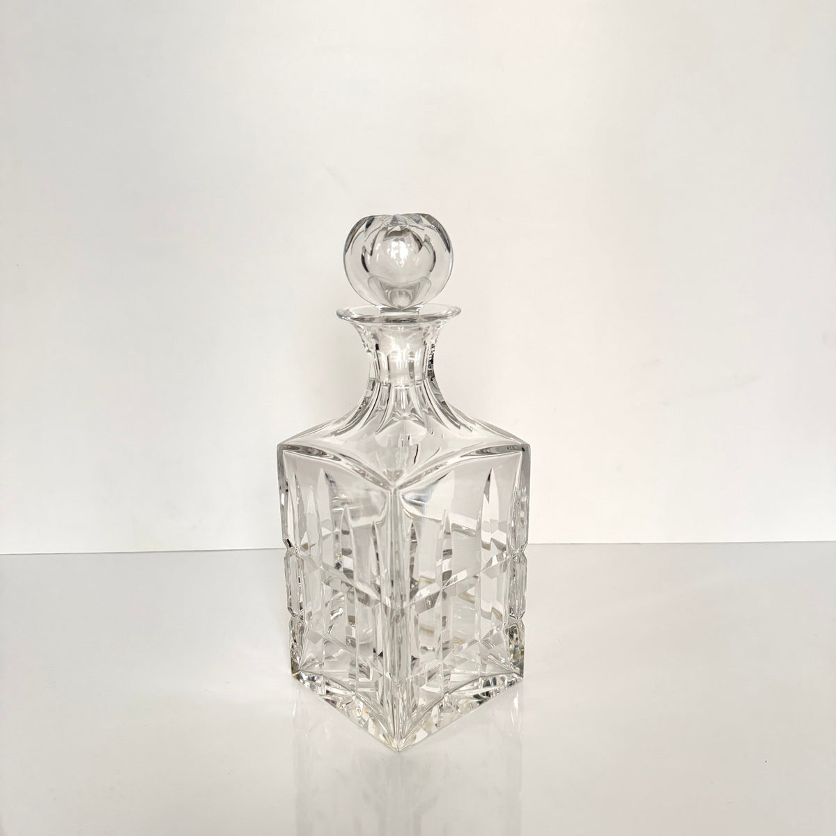 Vintage Saint-Louis Crystal Whiskey Decanter – Manhattan Model