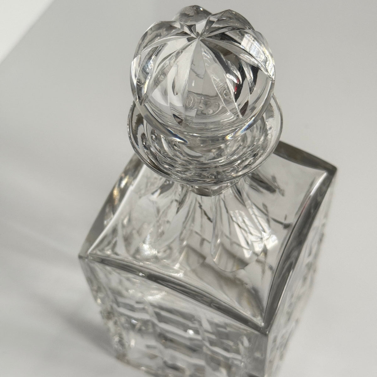 Vintage Saint-Louis Crystal Whiskey Decanter – Manhattan Model