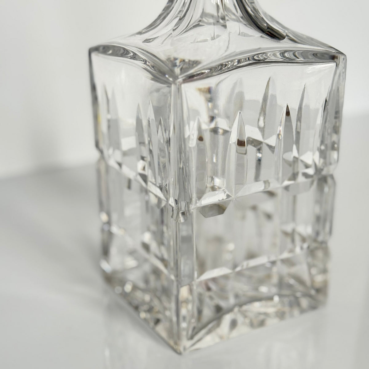 Vintage Saint-Louis Crystal Whiskey Decanter – Manhattan Model
